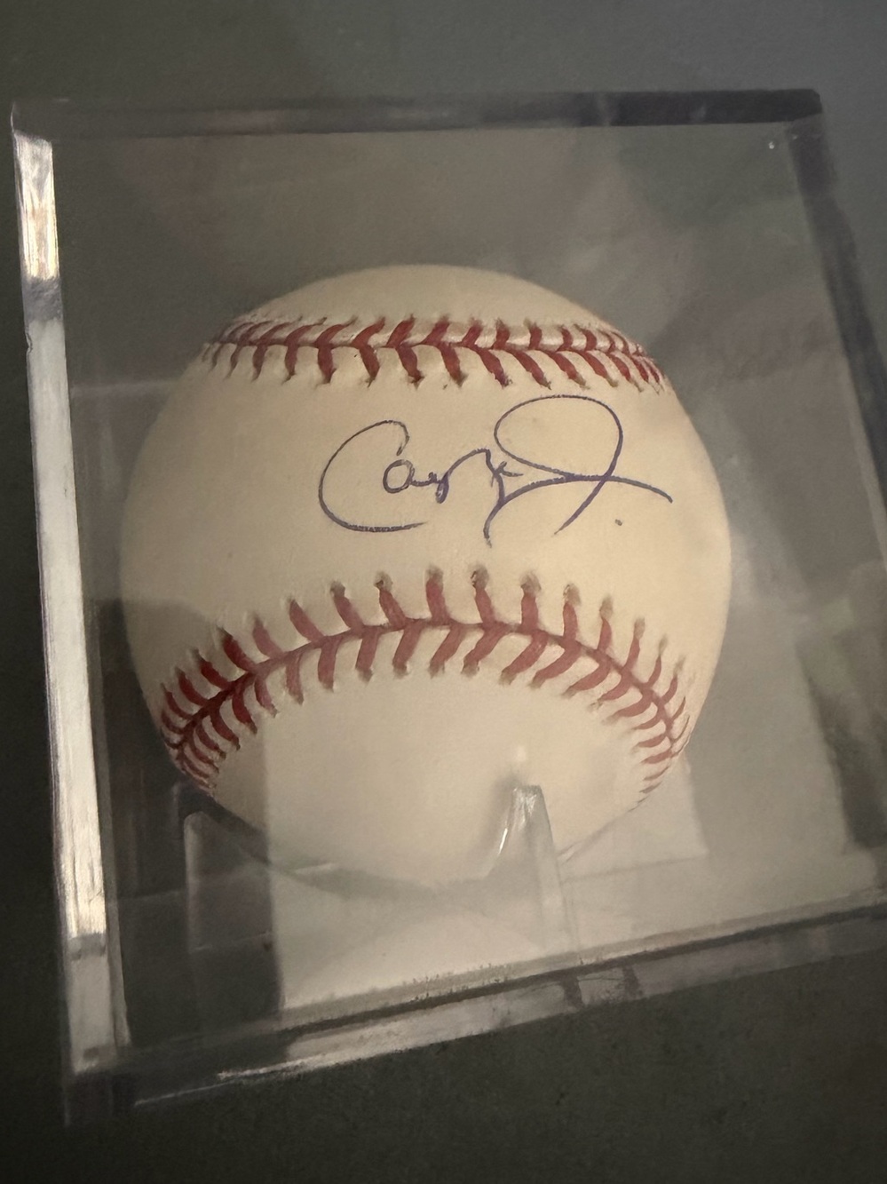 Cal Ripken Jr. Signed Autographed Baseball with Certificate and Case